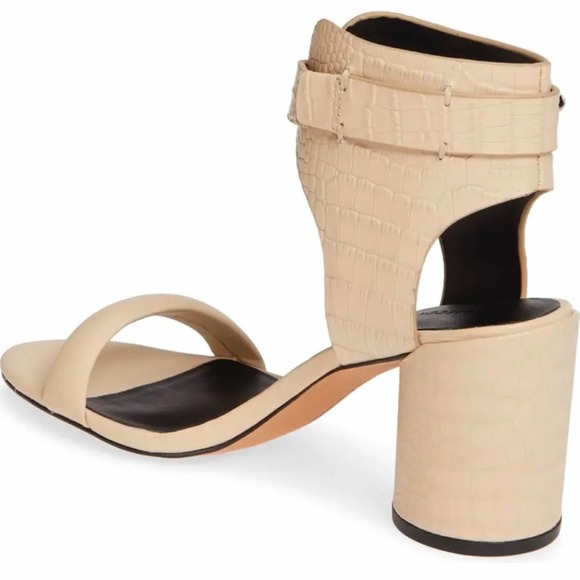 Rebecca Minkoff Malina Ankle Strap Sandal, Clay Leather, NIB - Picture 2 of 2